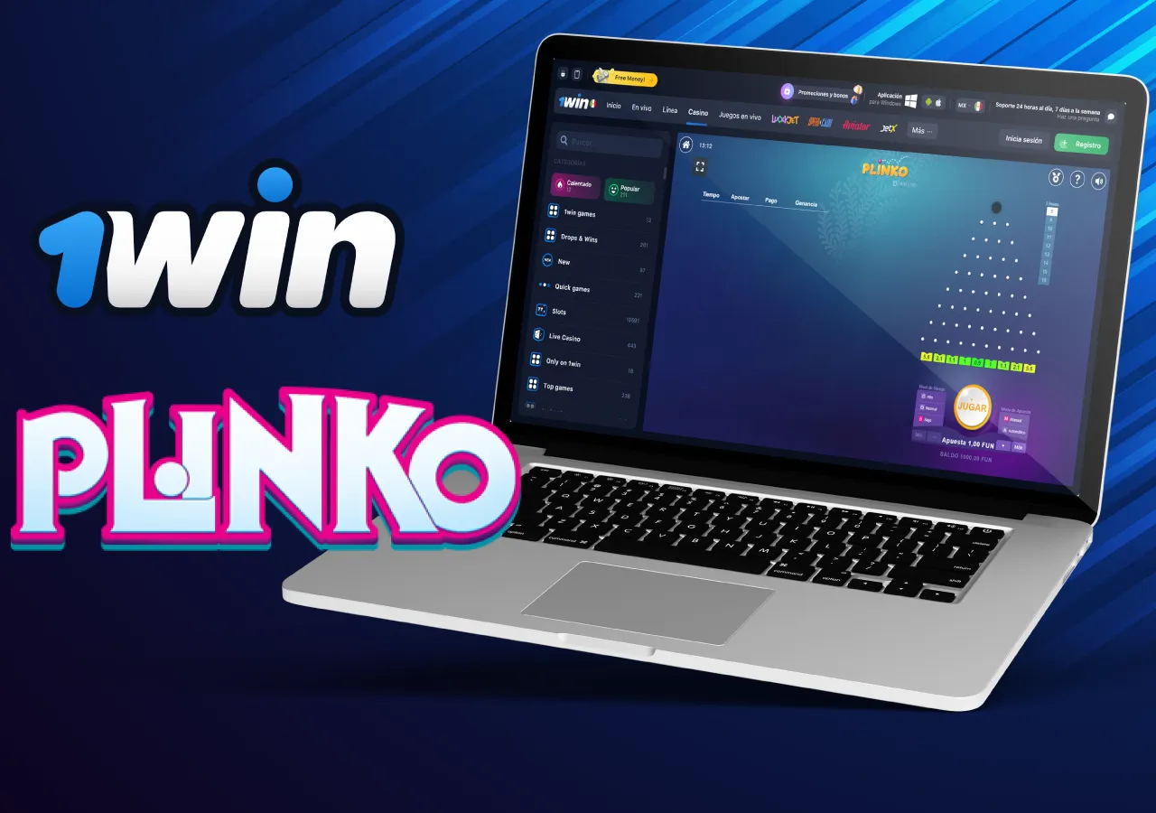 لعب Plinko في 1Win